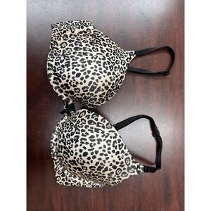 Victoria’s Secret Leopard Print Push Up Bra 32D